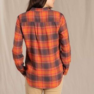 Toad & Co Flannel Shirt, Monarch, Size L